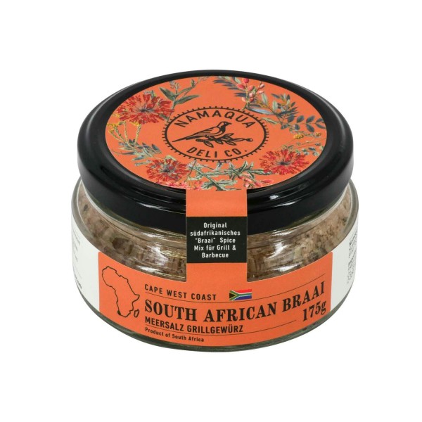 Gewürz Namaqua Grillgewürzsalz Braai 175 g Glas | Südafrika