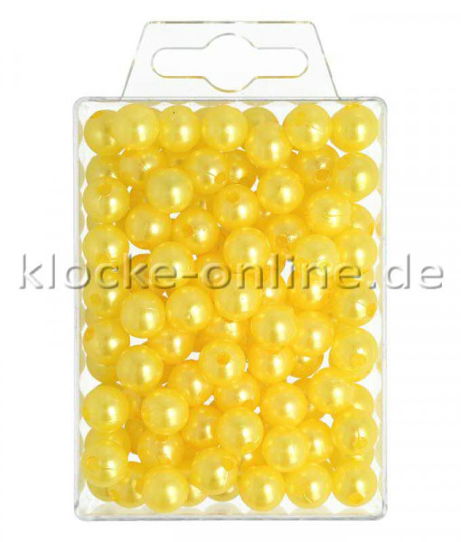 Perlen 10mm 115St., gelb