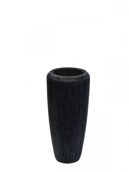 Vase FS130 H75cm m.E., grau