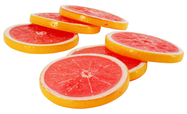 Grapefruit Scheiben 6St. H1D7,5cm