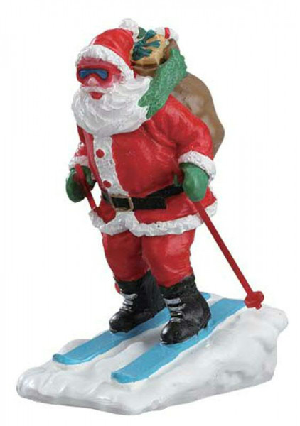 Santa Skier H8cm