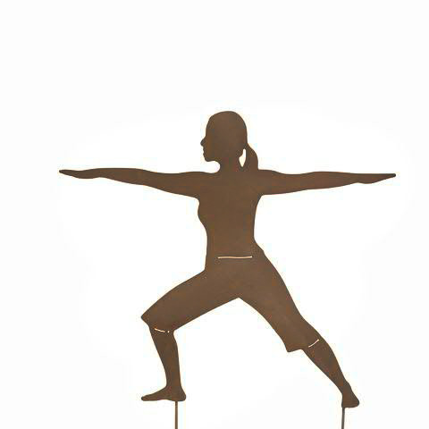 Figur Yoga Rost 65x60x78cm zum Stecken