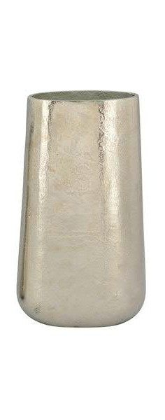 Vase Alu 13x7x28cm, silber