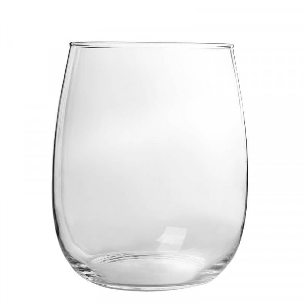 Glas Vase H33D25cm, klar