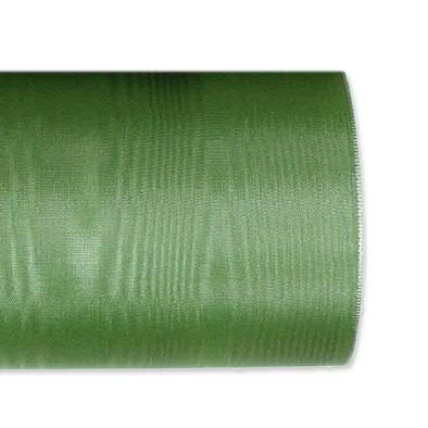 Kranzband 4020/175mm 25m Moire, 448 grün