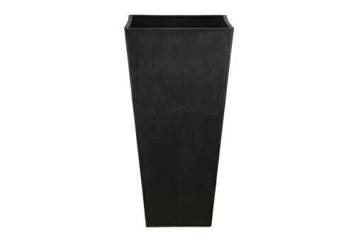 Ecostone Vase ECO708 D34x34H70cm eckig, anthrazit