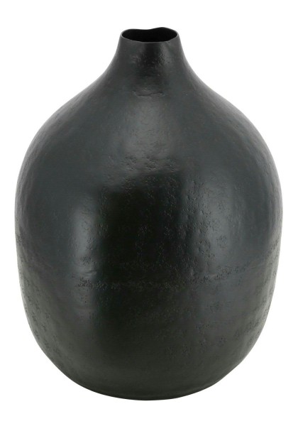 Vase Alu 22x20x27cm, schwarz