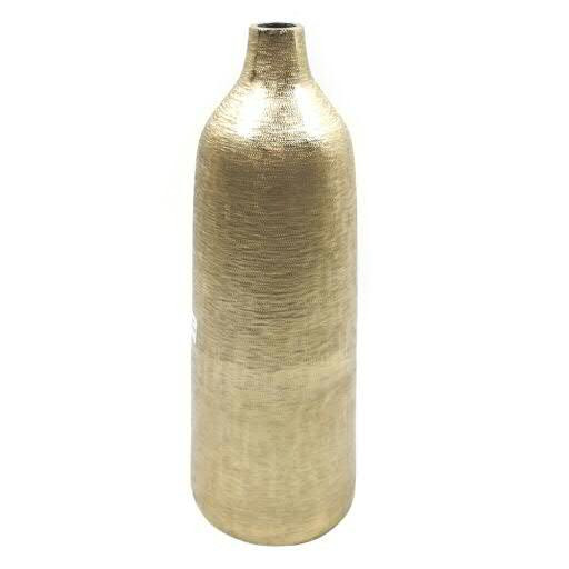 Vase Metall D14H40cm, gold