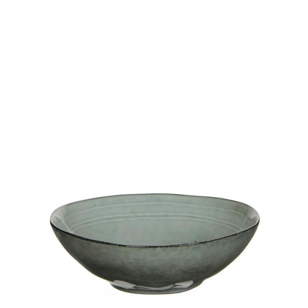 Schale Keramik D20H6,5cm Tabo, grau