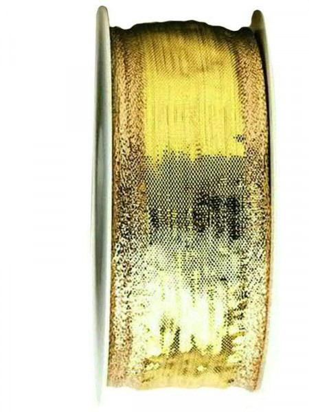 Band 7752/60mm 25m m.Draht, 15 gold