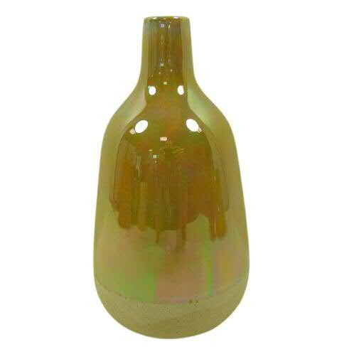 Vase Keramik SP D14H25,5cm, gelb