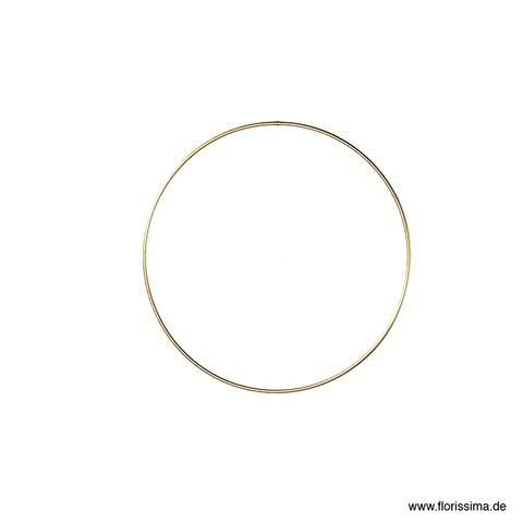Ring Metall D30cm/4mm 6St., gold