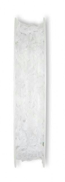 Litze Organza 8908/12mm 15m, 11 weiß