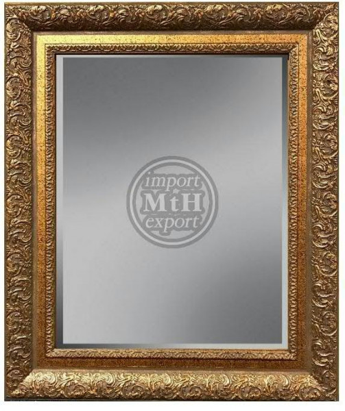 Spiegel 52x152cm mit Facette, bronze