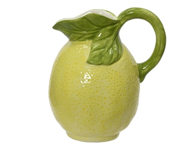 Vase Porzellan Zitrone 12,5x16x18,5cm, gelb