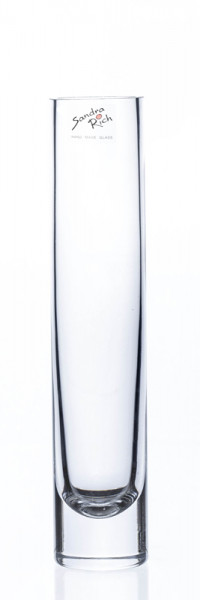 Glas Rohrvase H25D5cm, klar