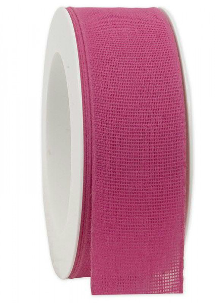 Band Baumwolle 267a/40mm 20m 100% Natur, 241 pink