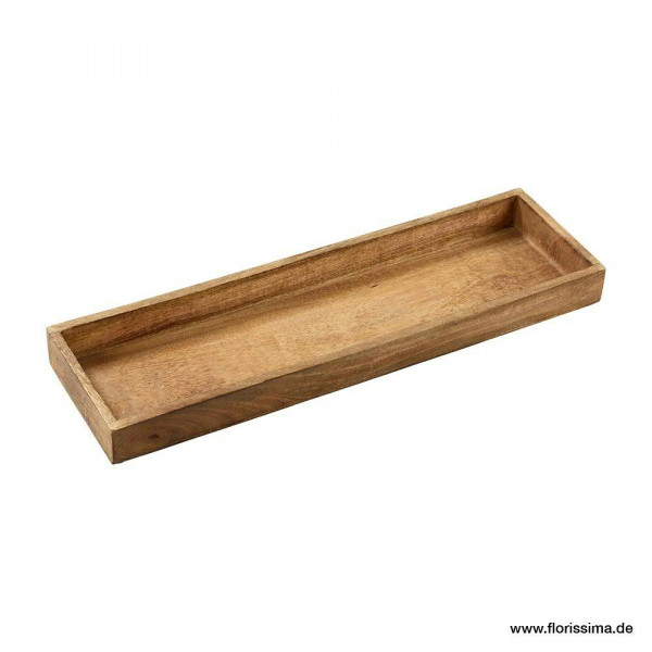 Tablett Holz 50x15x5cm, natur