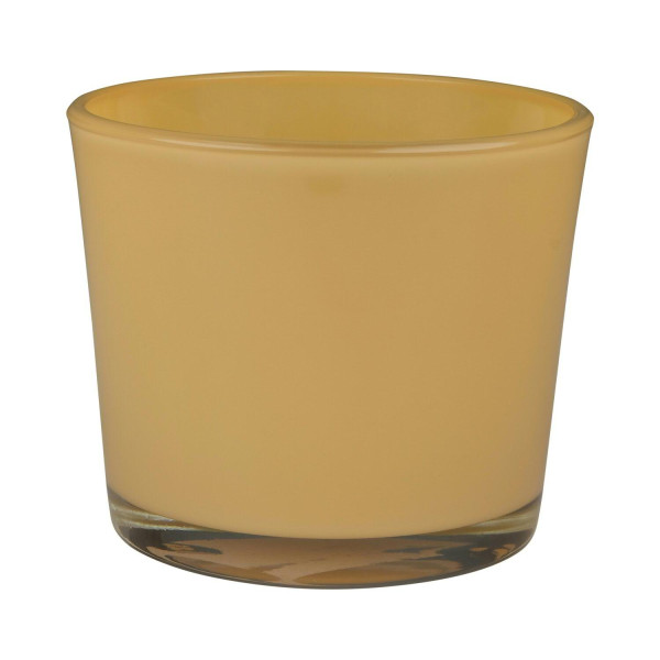 Glas Kübel H11D11,5cm Conner, vanille