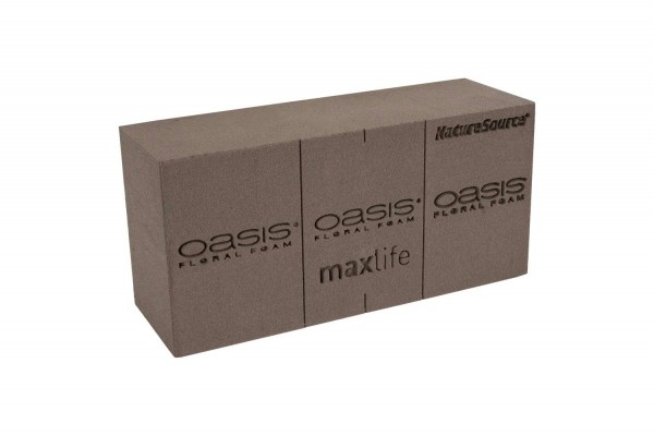 Steckmasse OASIS®Nature Source 1 23x11x8cm Bestpreis, braun