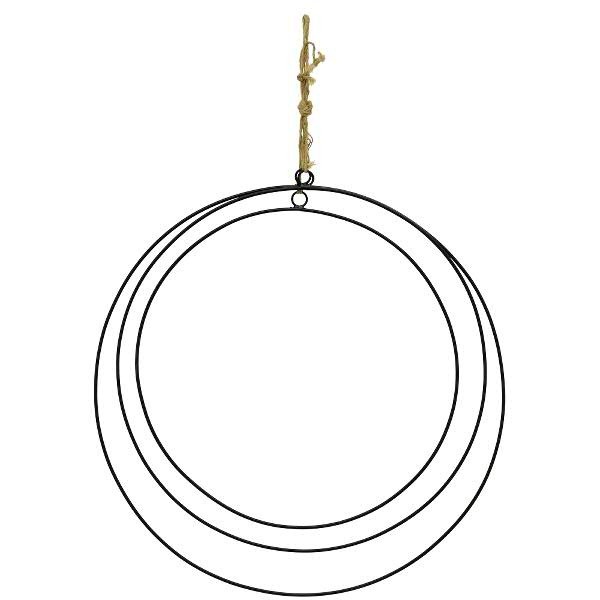 Ring Metall S/3 SP D45/40/35cm, schwarz