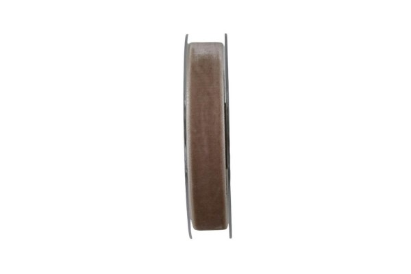 Band Samt 2296/20mm 10m, 435 taupe