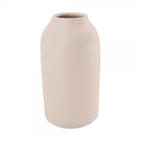 Vase Terracotta D12H24cm, creme