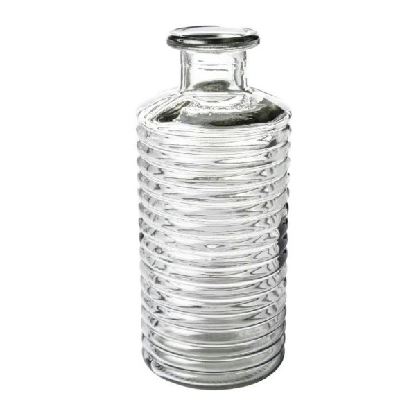 Glas Flasche D14,5H31cm, klar