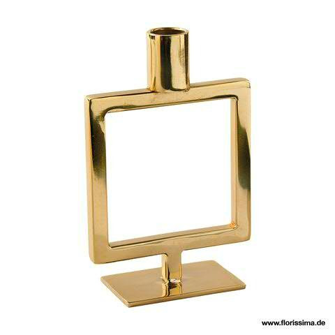 Kerzenhalter SP Metall 10,5x5x15,5cm, gold