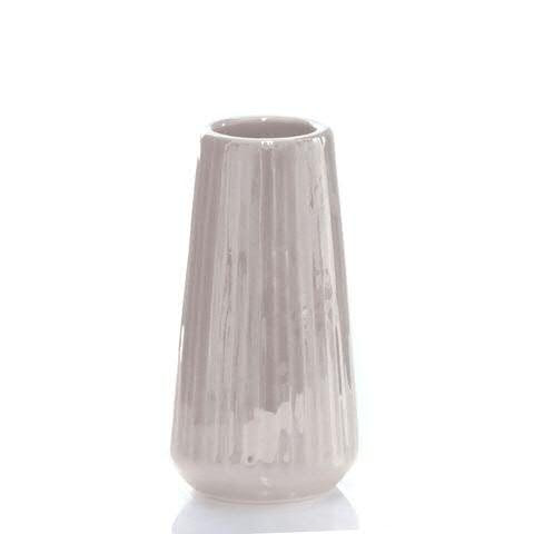 Vase Dolomit SP D5H10,5cm glasiert, creme