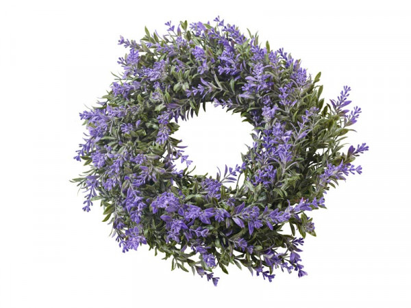 Lavendel Kranz 30cm, lila