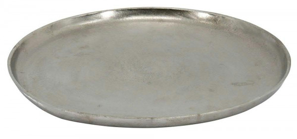 Teller Alu antik D20cm, silber