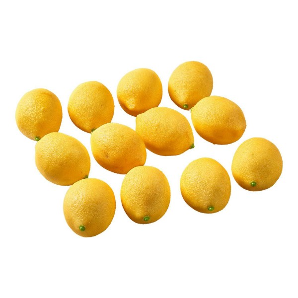 Zitronen D7,5cm 12St., gelb