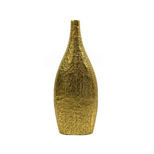 Flasche SP Alu 17x8,5x49,5cm, gold