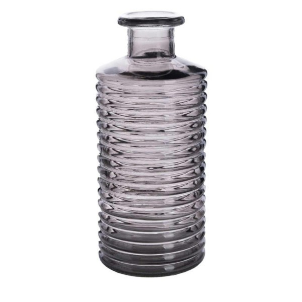 Glas Flasche D14,5H31cm Aktionspreis!, anthrazit