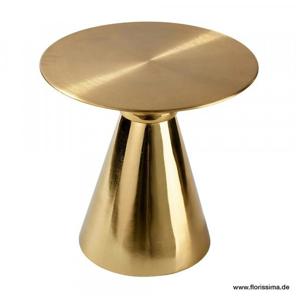Tisch Metall SP D35,5H35,5cm rund, gold