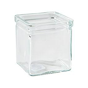 Glas Kasten 7x7x7,8cm, klar