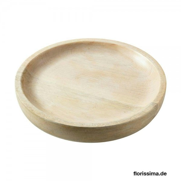 Tablett Holz D30cm Aktionspreis! Mangoholz, natur