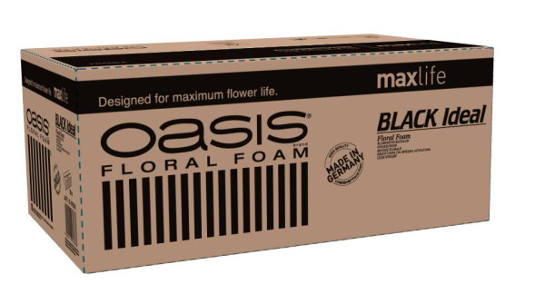 Steckmasse OASIS® Ideal 20 23x11x8cm Bestpreis, schwarz