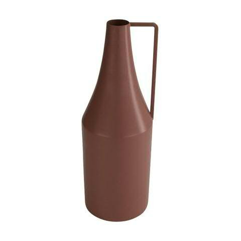 Flasche Metall D10H29,5cm matt, pink