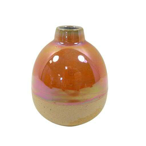 Vase Keramik SP D8,5H10cm, orange