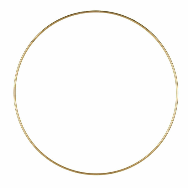 Ring Metall D25cm/4mm, gold