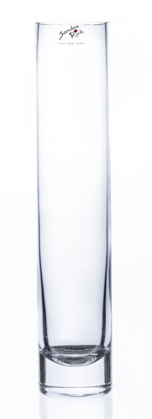 Glas Rohrvase H30D5cm, klar