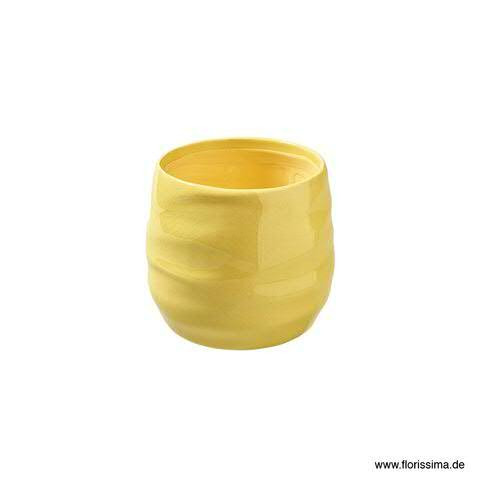 Kübel Keramik SP D12H10cm, gelb