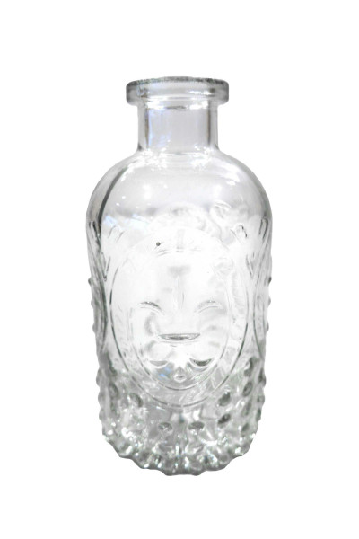 Glas Flasche D6,5H12cm, klar