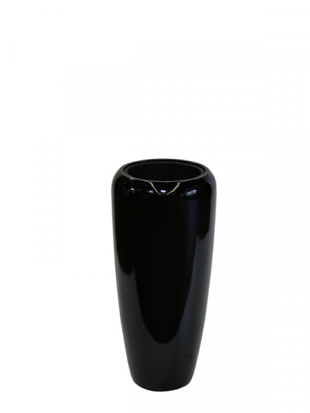 Vase FS147 H75cm, glz.schwar