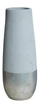 Vase BT322 H66cm SP, cem/silber