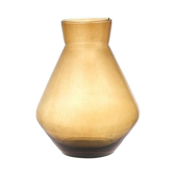 Glas Vase D19H23cm, amber