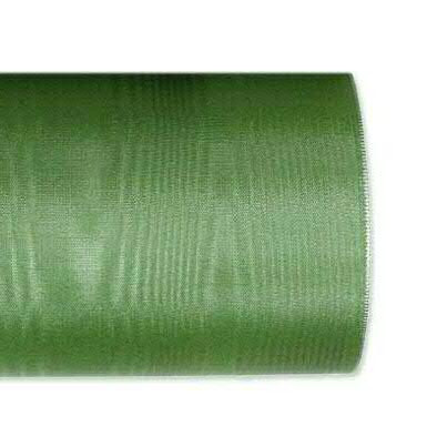 Kranzband 4020/150mm 25m Moire, 448 grün