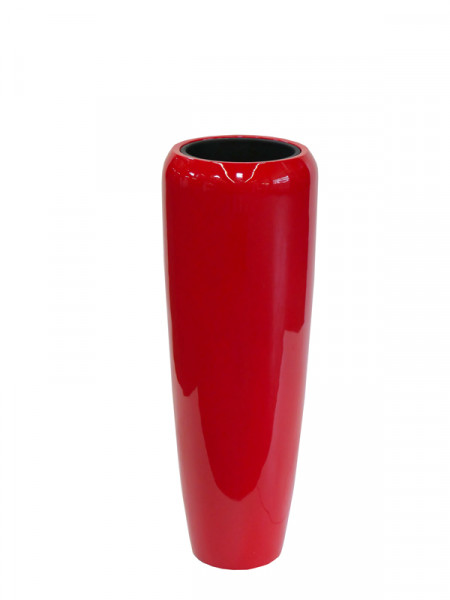 Vase FS147 H97cm, glz.rot